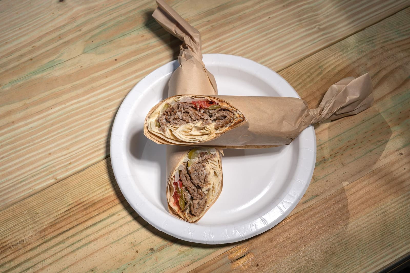 Beef shawarma.      PITA